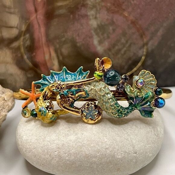 Kirks Folly Dreamy Mermaid Cuff Bracelet - Picture 6 of 8